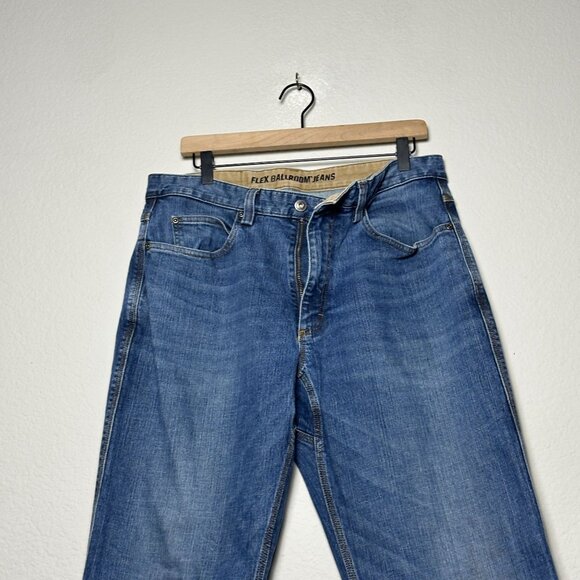 Duluth Trading Jeans Relaxed Denim Pant Straight Fit Men 35x36 Cowboy Western - Picture 10 of 14